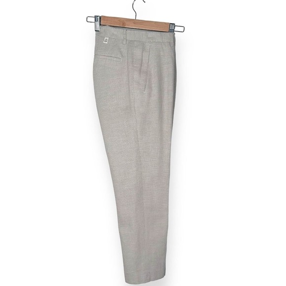 ZARA MAN Slim Ankle Business Casual Pants Trousers Mid Rise Twill Beige 31 - Picture 3 of 14